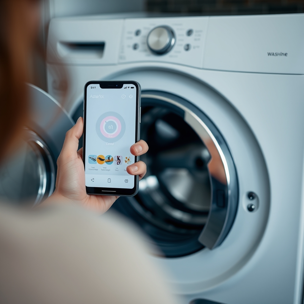 Controlling household appliances via smartphone app