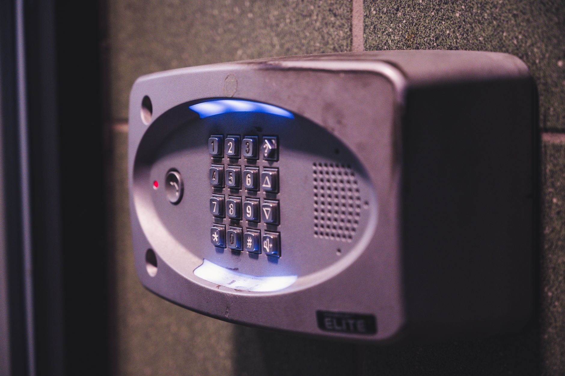 A digital lock icon representing secure account access on a smartphone.