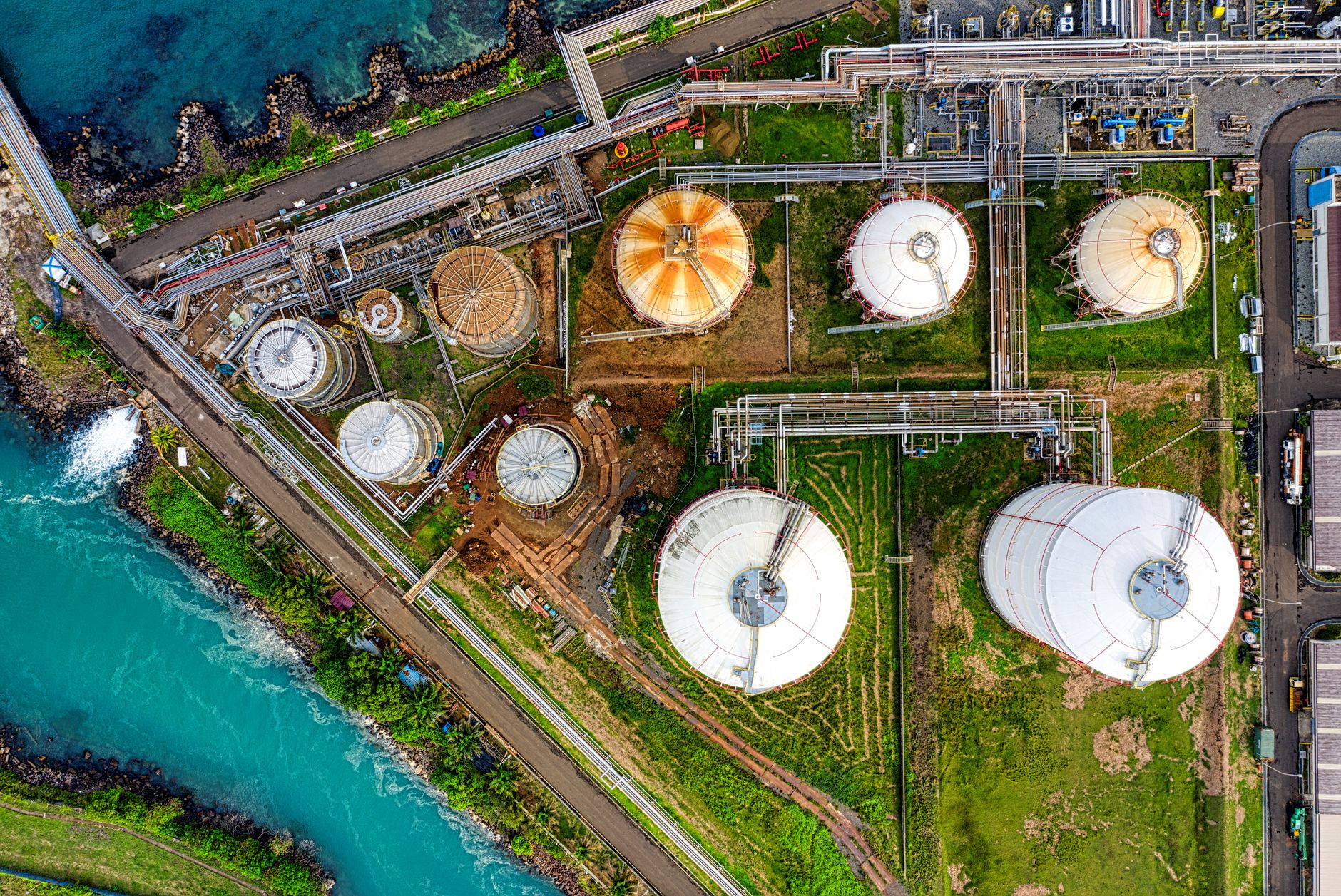 An illustration of global supply chains and environmental connectivity.