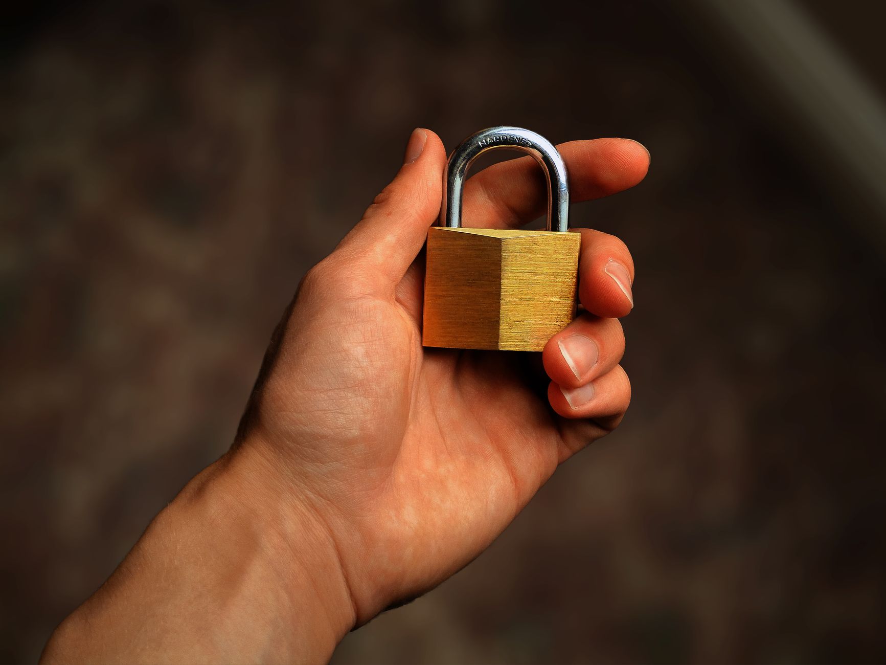Digital security padlock representing protected family chats.
