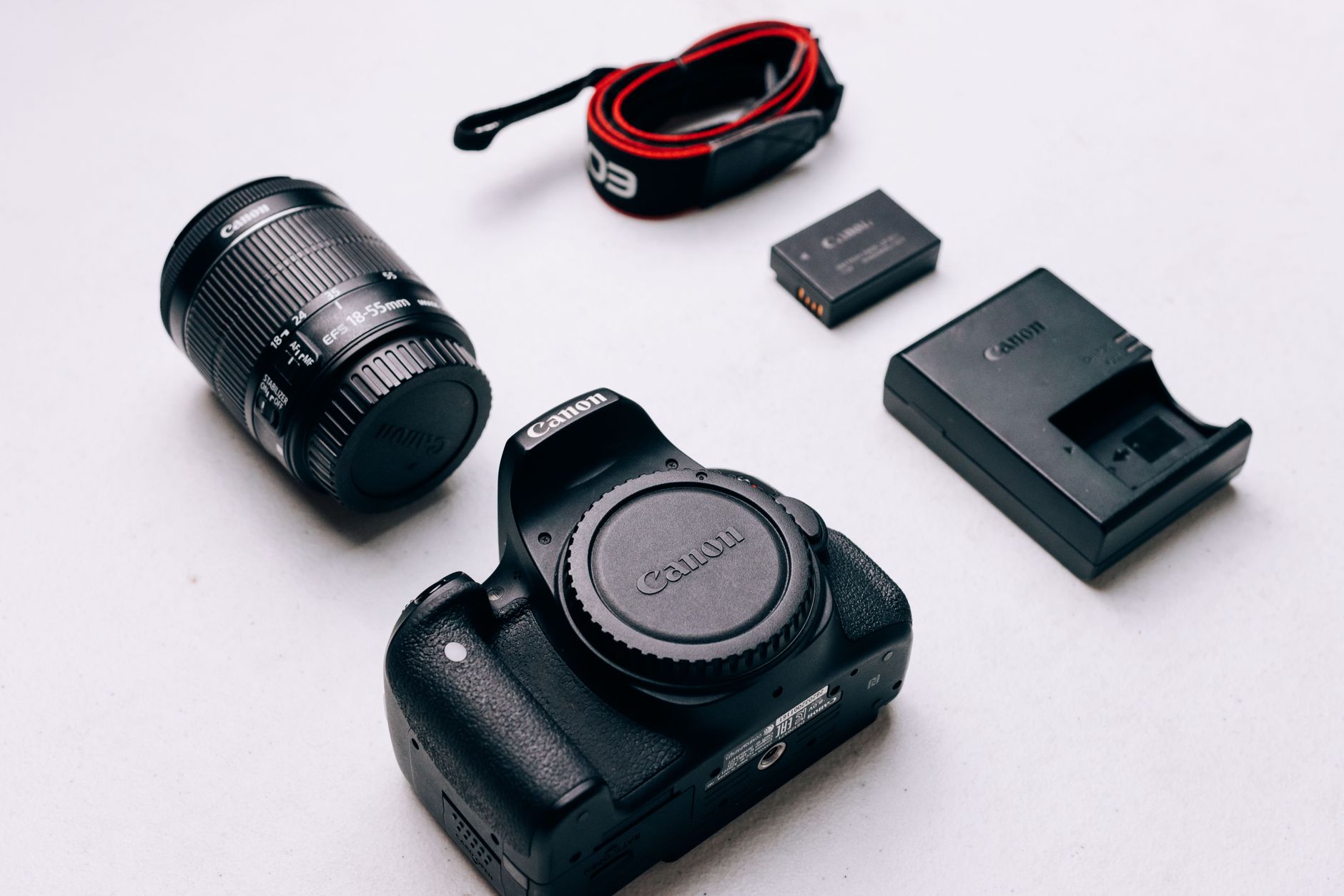 Flat-lay of essential, high-quality second-hand baby gear.