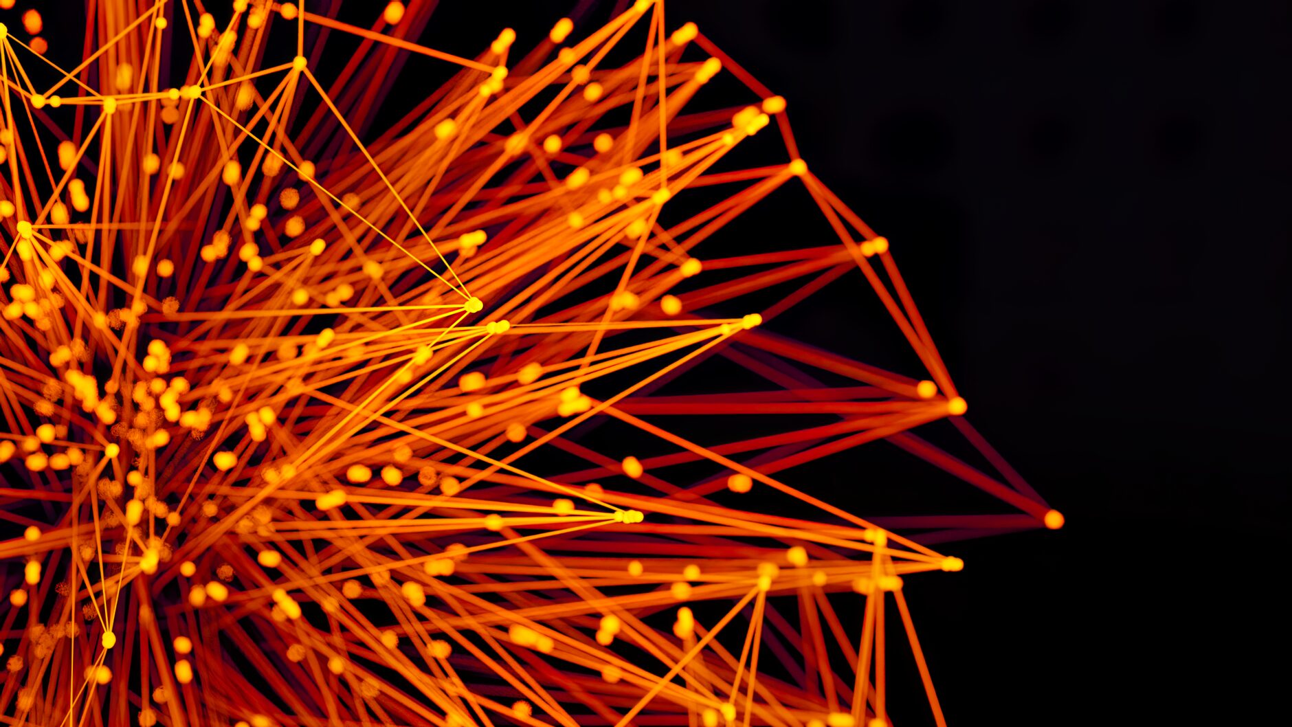 Abstract visualization of digital knowledge and connectivity.