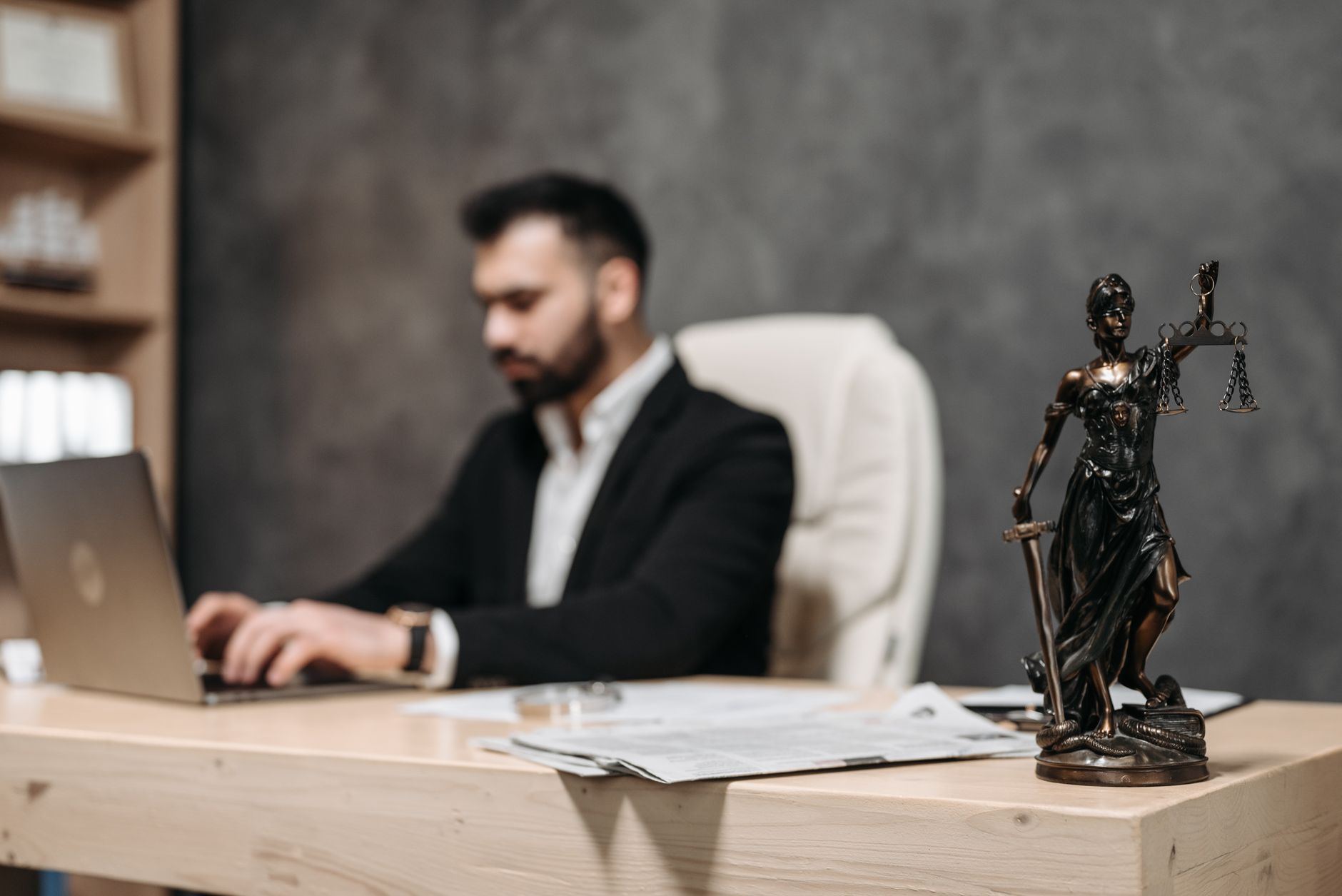 Conceptual image of a balanced scale representing work-life harmony.