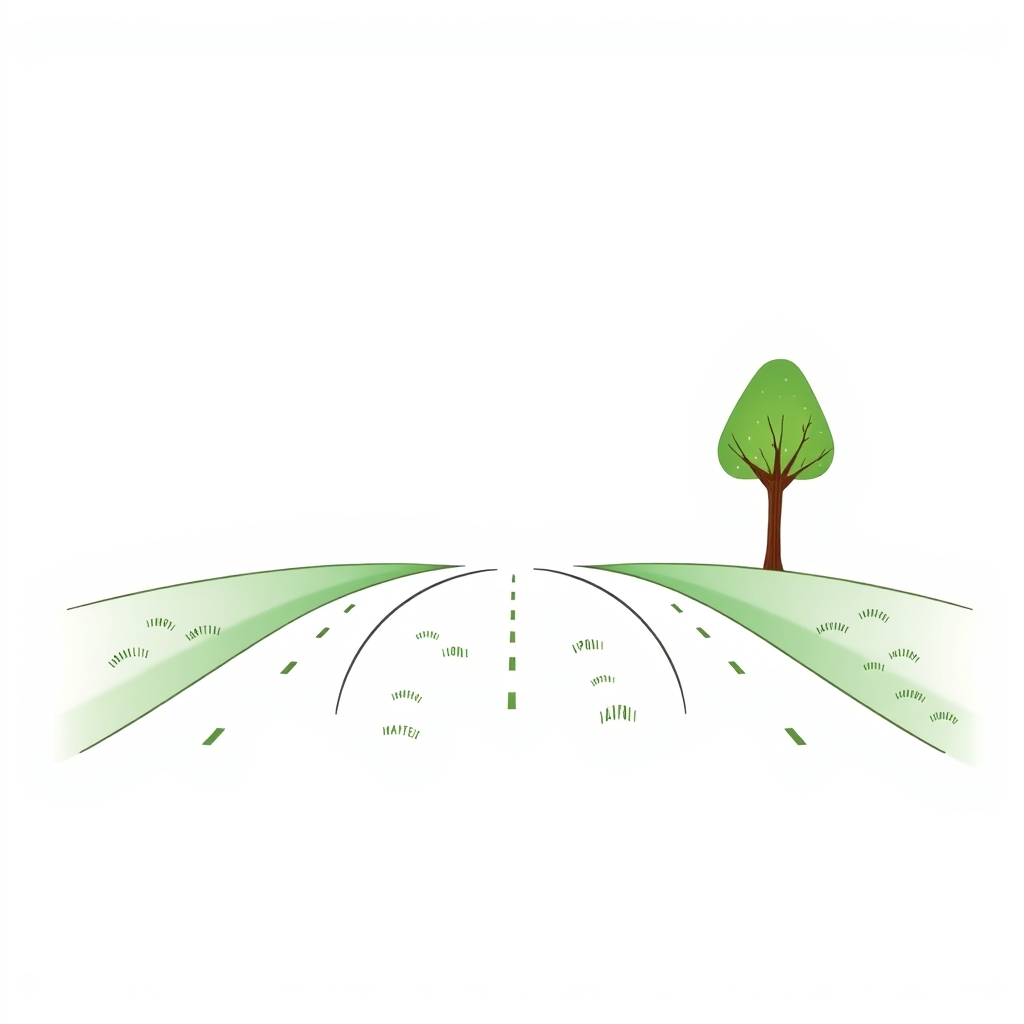 Conceptual illustration of the balance between digital and physical reality.