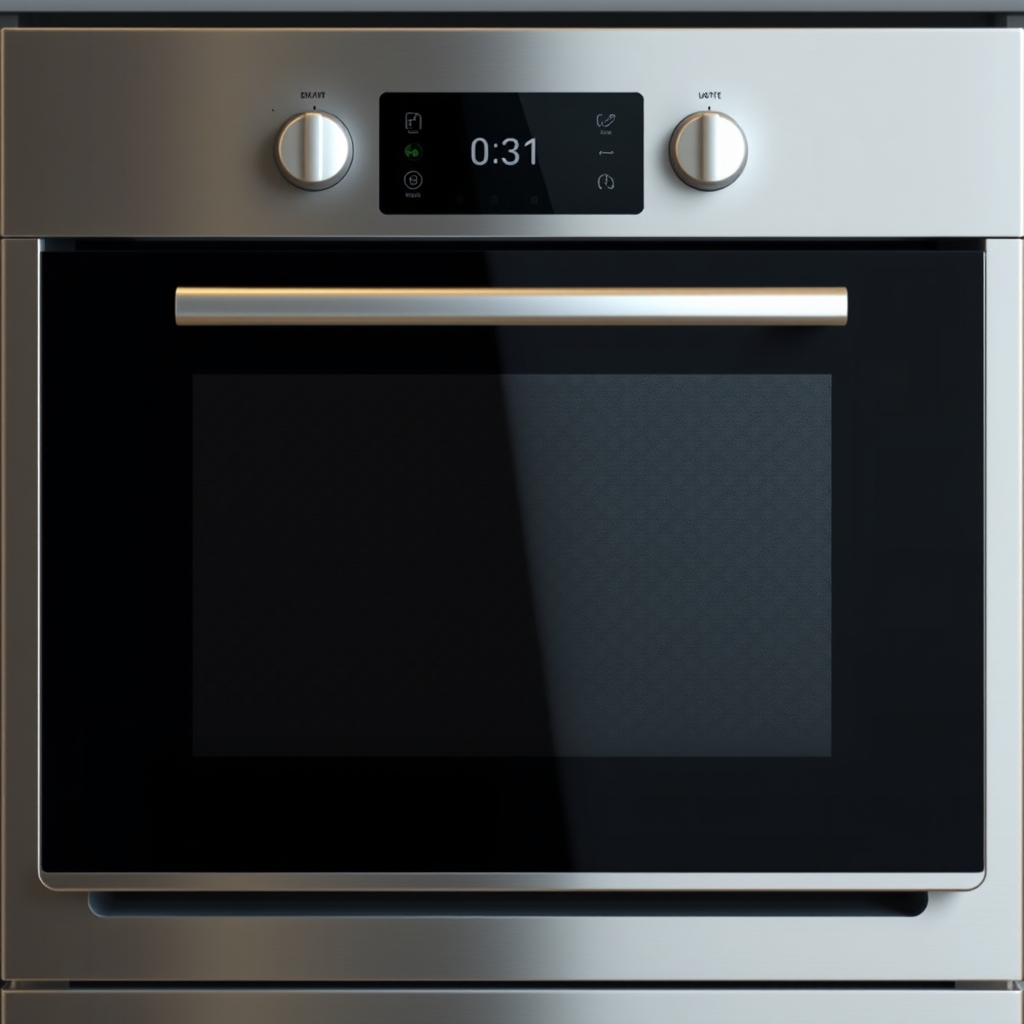 Modern smart oven appliance for precise cooking and temperature control.