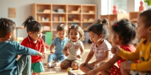 Children participating in a community-run after-school activity program.