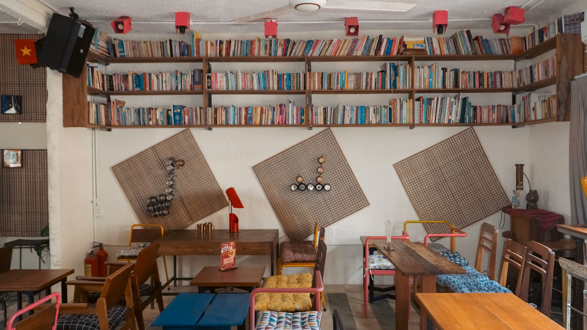 A quiet and inviting public library corner designed for community reading.