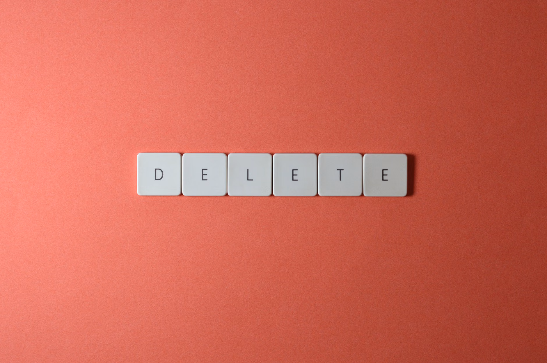 A digital concept representing secure data deletion on an electronic device.