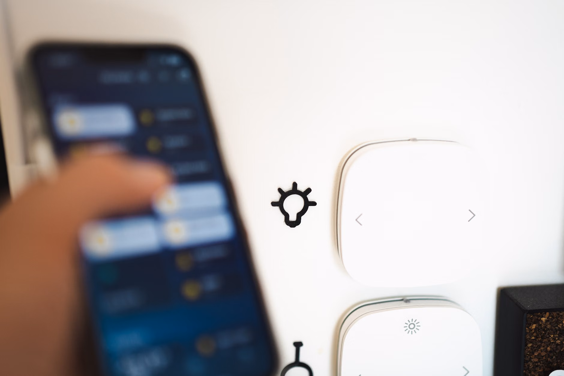 Smartphone interface for local-only home automation.