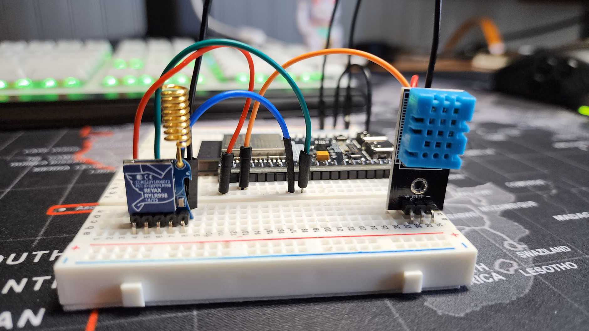 Comparison between messy proprietary setups and clean open-source home automation.