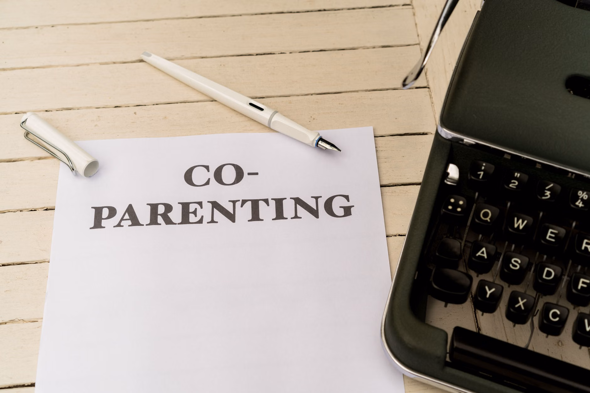 Structured notepad for planning co-parenting discussions