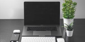 A clean desk setup representing organized digital life.