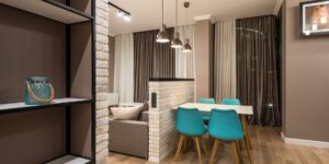 Modern apartment interior highlighting a designated quiet zone for focus and relaxation.