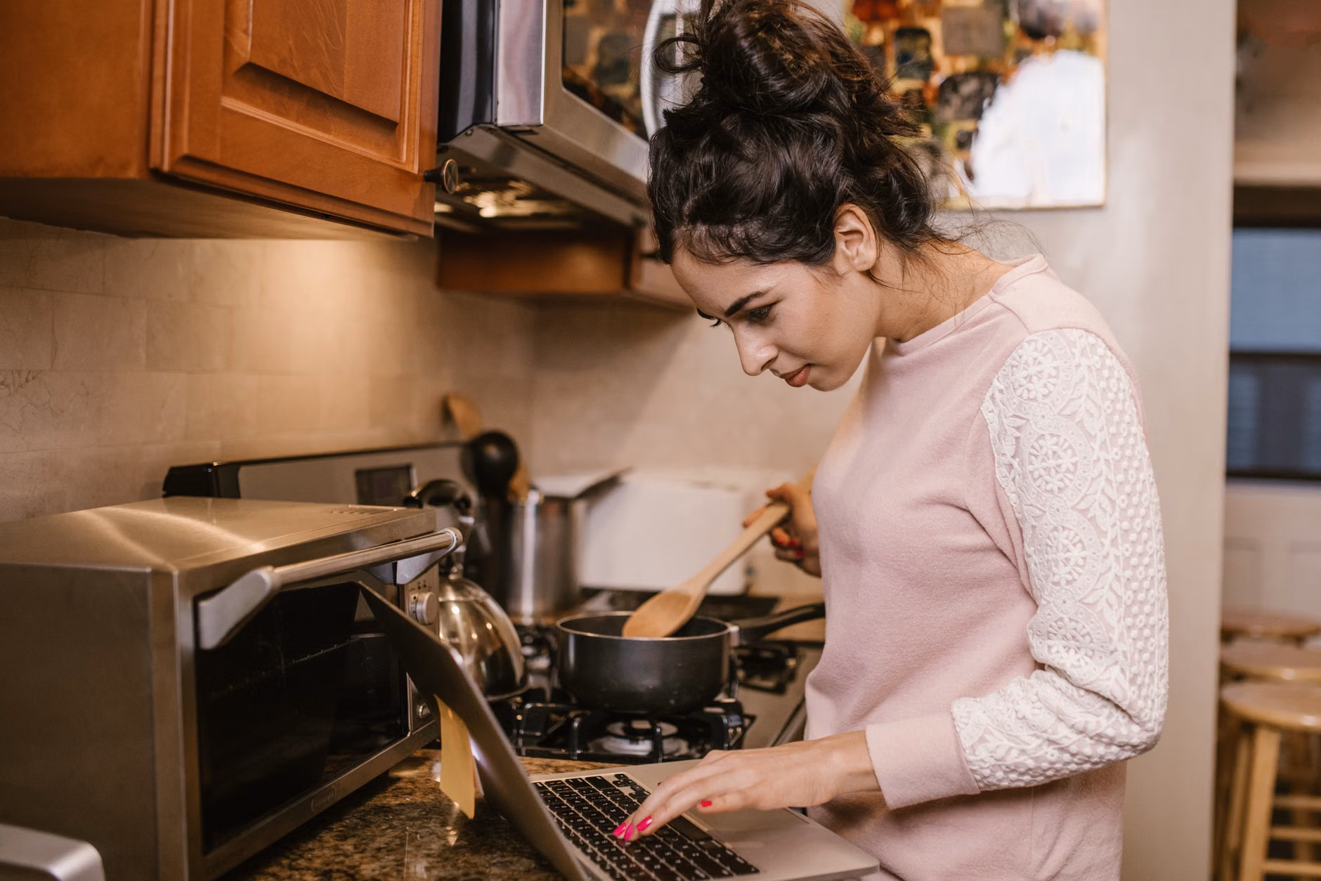A person borrowing a specialized kitchen appliance from a community library.