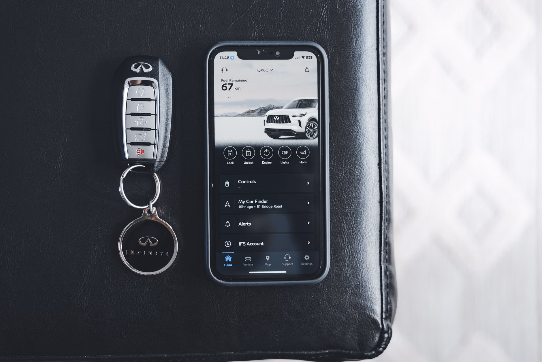 A smartphone interface displaying a local-only smart home control dashboard.