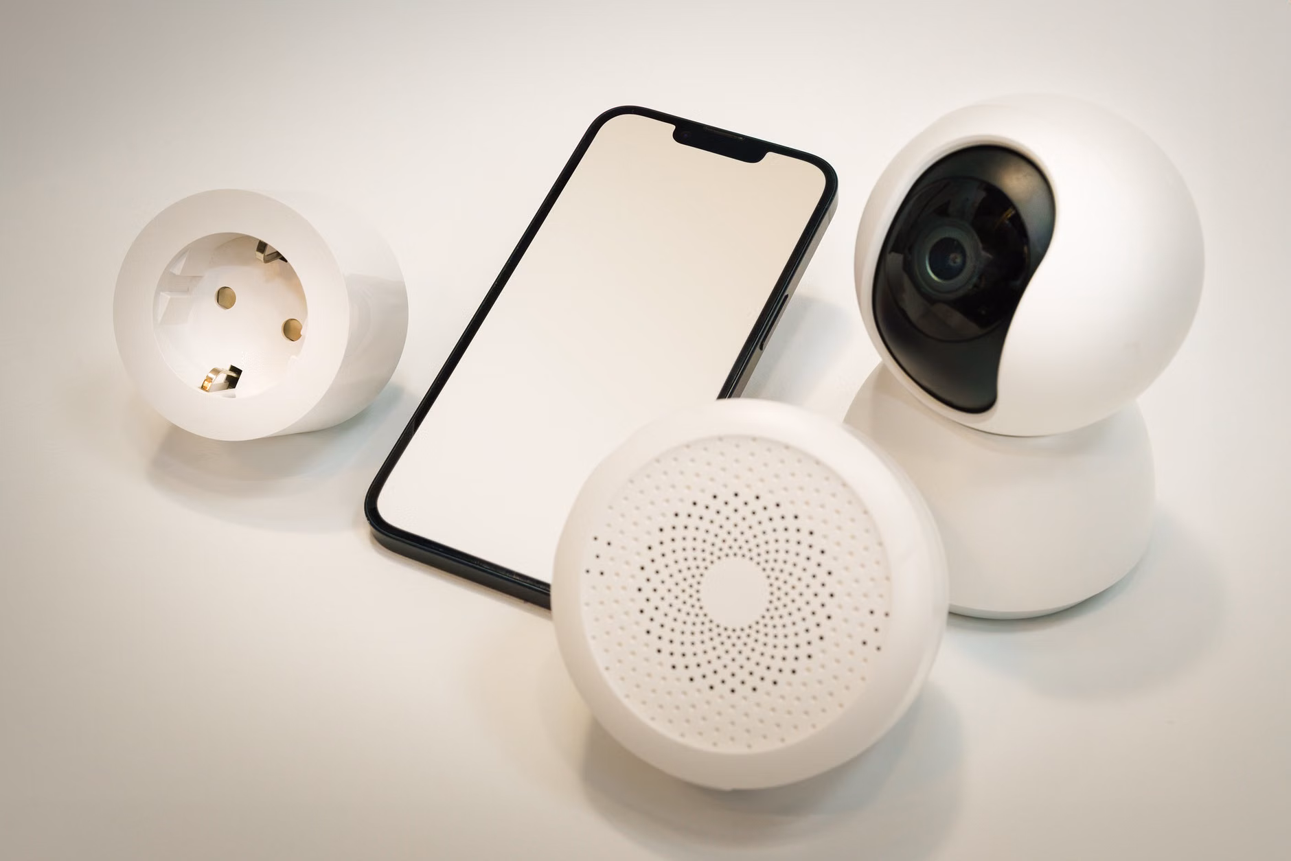 A conceptual visualization of a secure IoT home network.