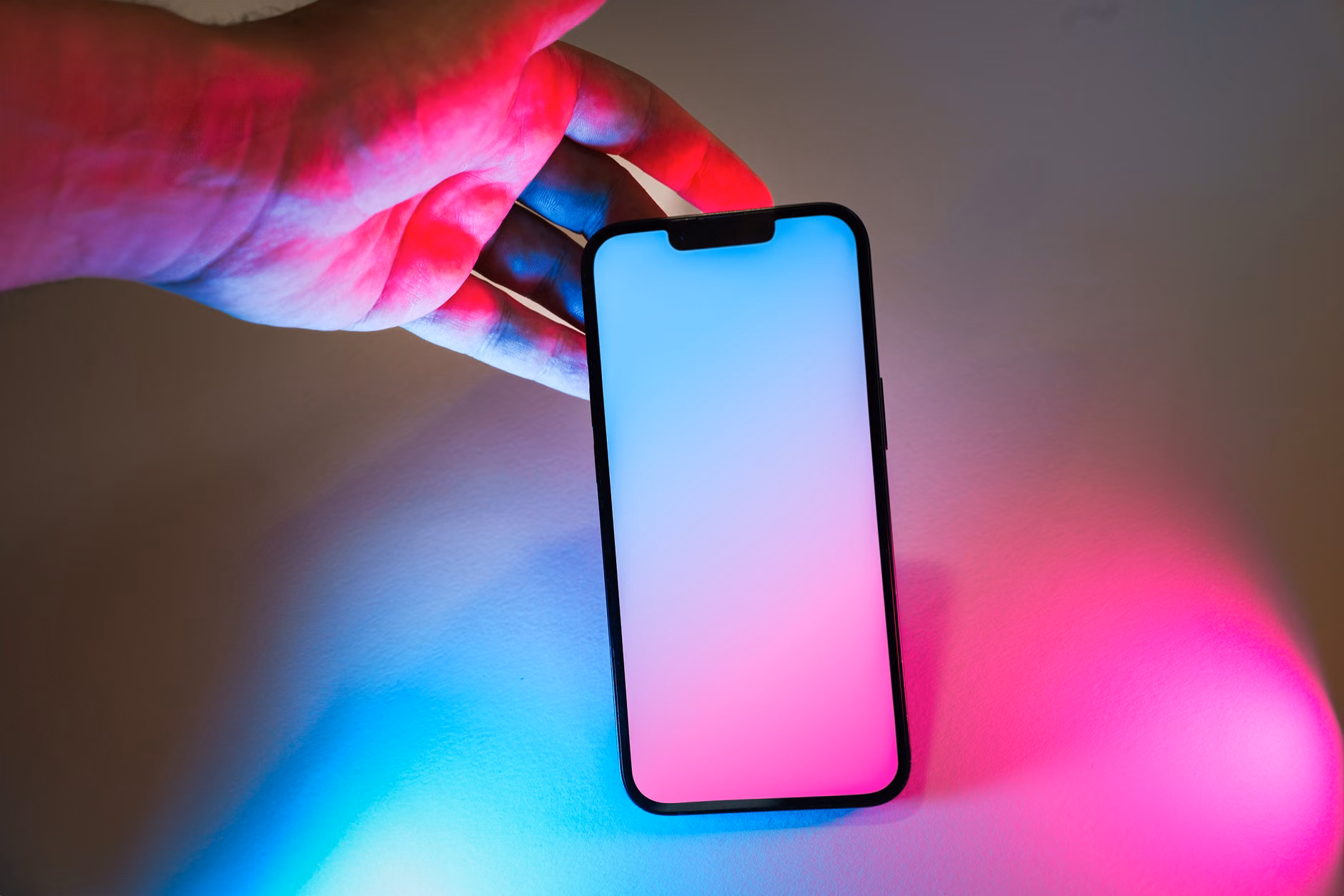 A smartphone screen showing smart home lighting settings for a nursery.