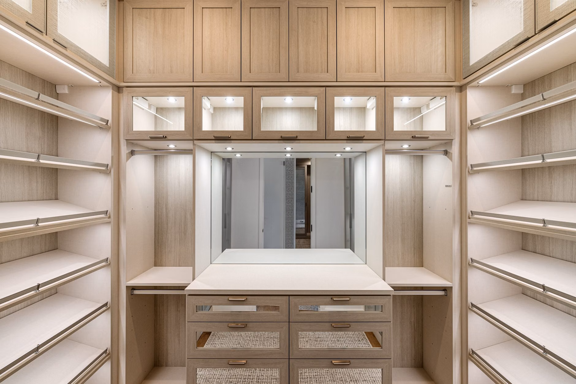 Well-organized luxury storage for sustainability-minded collectors.