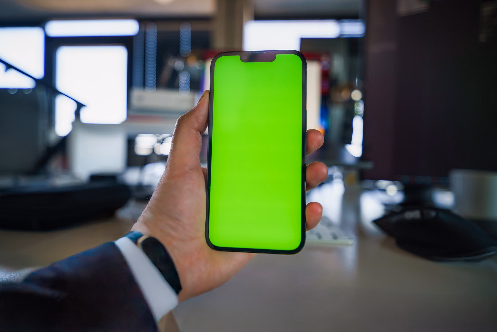 Smartphone screen showing a home network management app used for security monitoring.