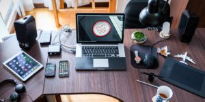 A minimalist workspace setup symbolizing the start of a new personal hobby.