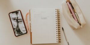 A organized morning setup for a busy teen.