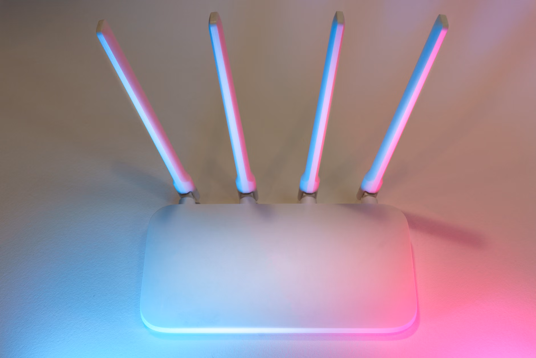 Smart home gateway device connected to a router