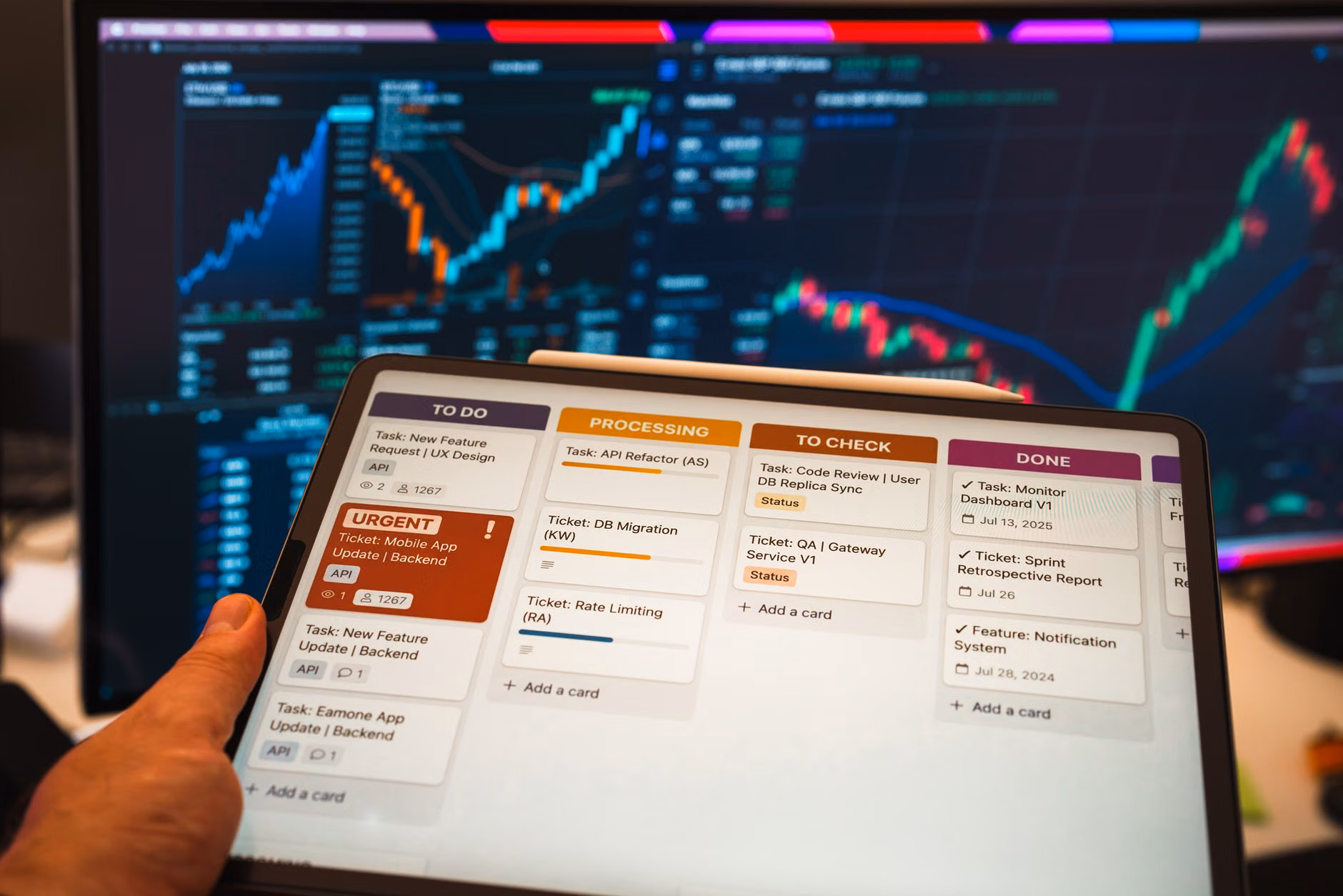 A digital task list interface showing chores linked to financial rewards.