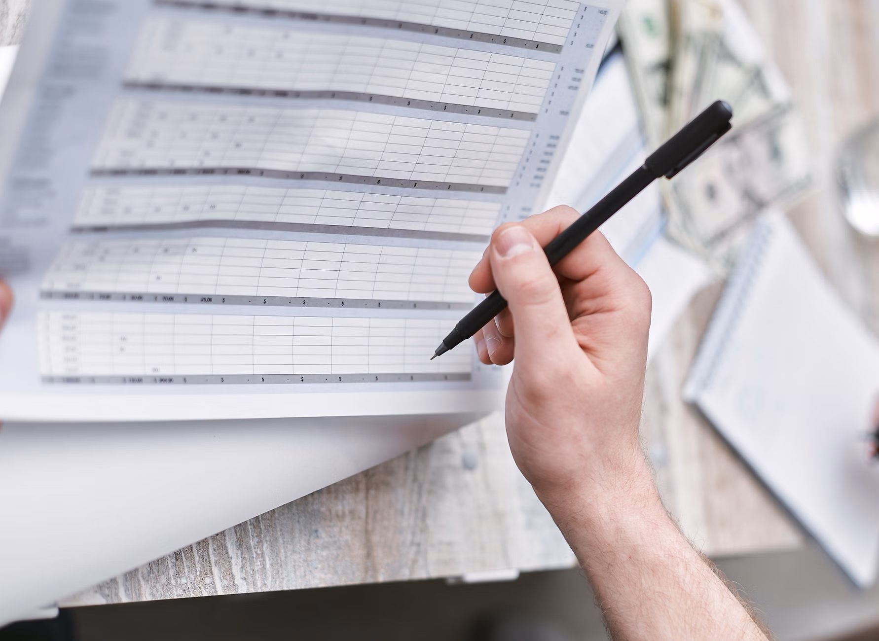 Financial planning spreadsheet for a short-term sabbatical.