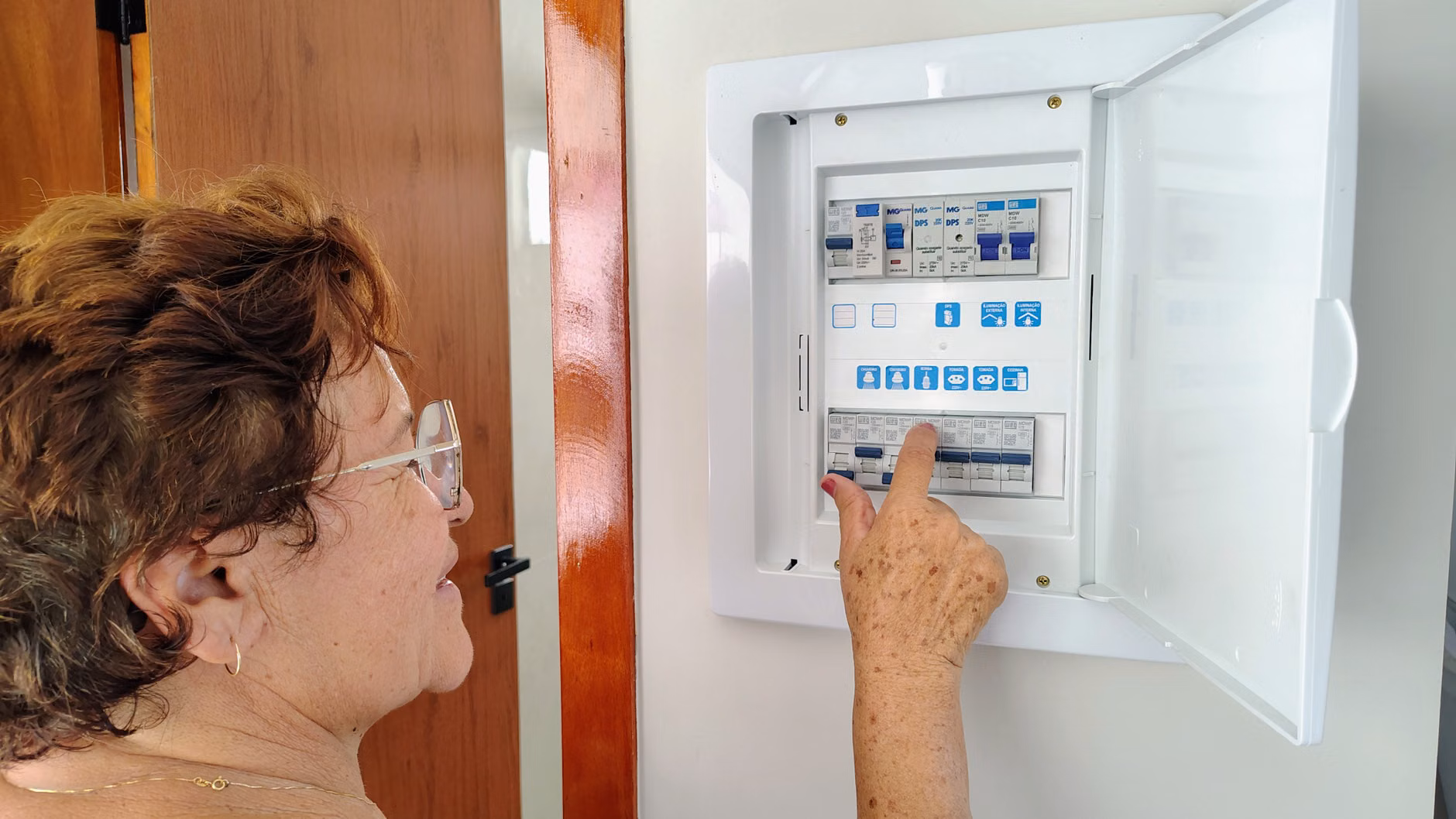 Advanced smart home electrical circuit breaker panel.