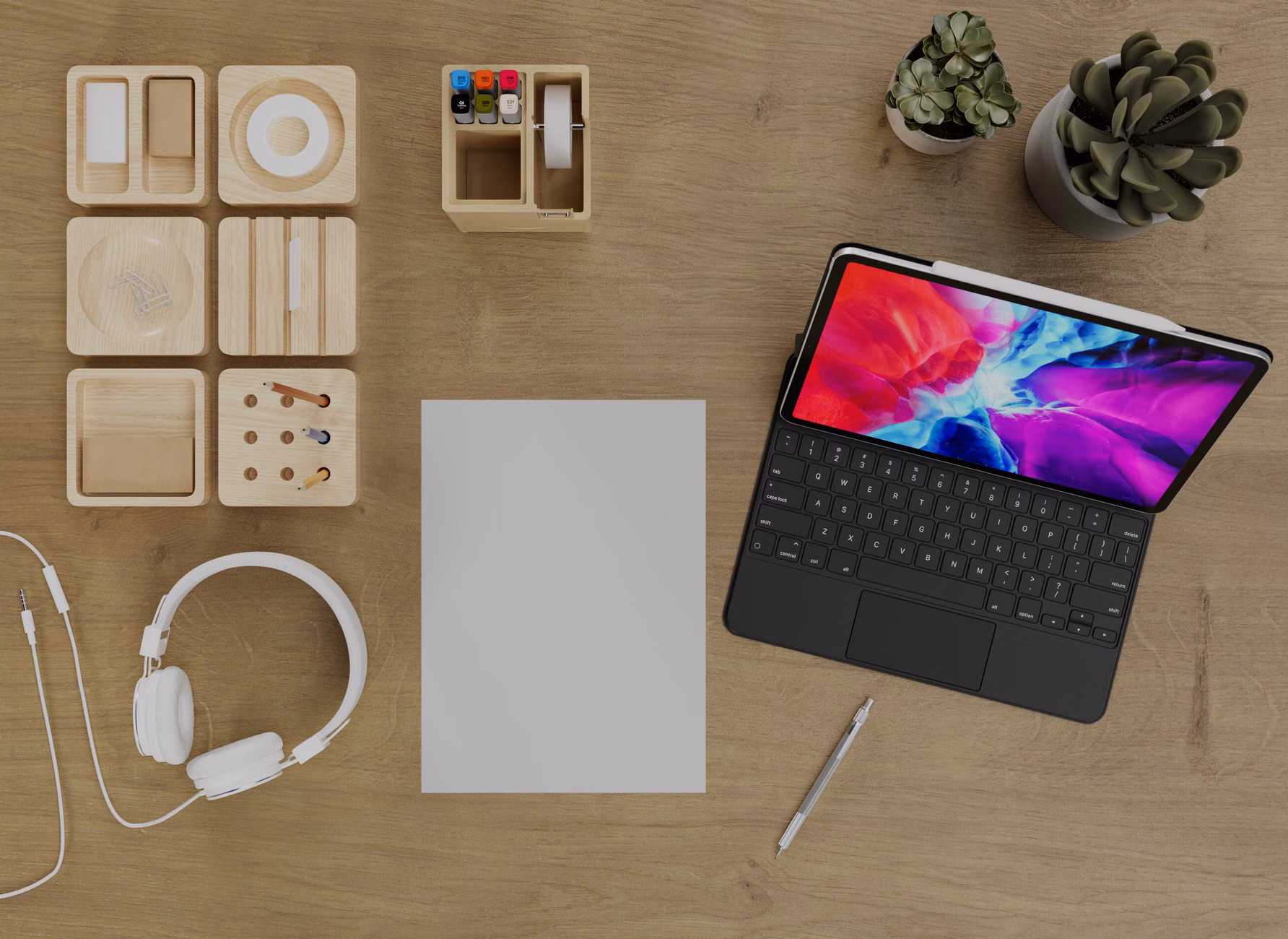 Organized home launchpad station for school gear.