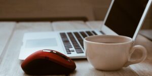 A serene home office setup representing the start of a micro-sabbatical.